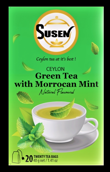 Pure Ceylon Green Tea with Moroccan Mint 
